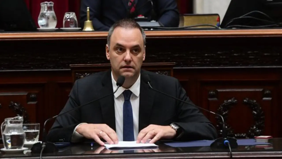 Manuel Adorni en el Congreso. (archivo)