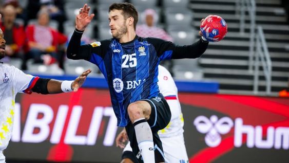 Argentina jugó ante Cabo Verde y le ganó en la edición 29 del  IHF Men’s World Championship 2025, disputado en  Zagreb, Croacia, 24.01.2025, Mandatory Credit © Anze Malovrh / kolektiff