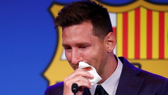 El adiós de Messi al Barcelona./AP El adiós de Messi al Barcelona./AP