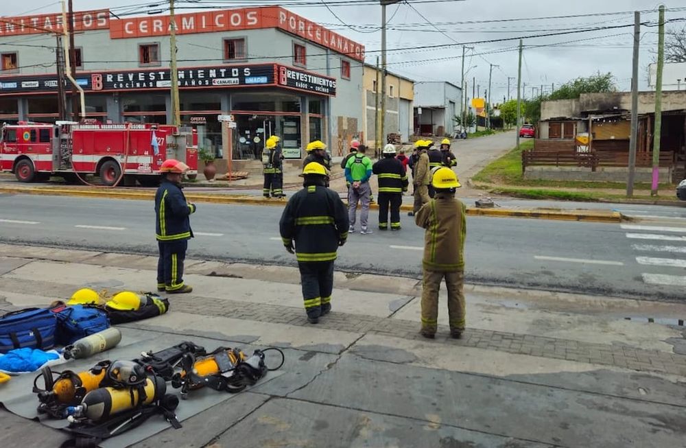 Un compañero del hombre fallecido tuvo que ser internado de urgencia tras el hecho ocurrido este jueves a la mañana.Foto: Policía de Córdoba