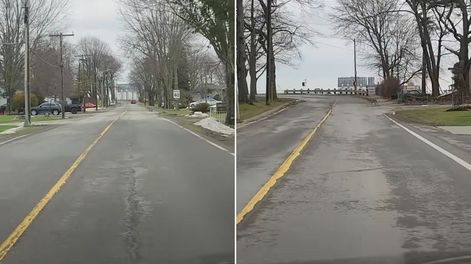 Video viral: el molino que parece contraerse cuando te estás acercando.