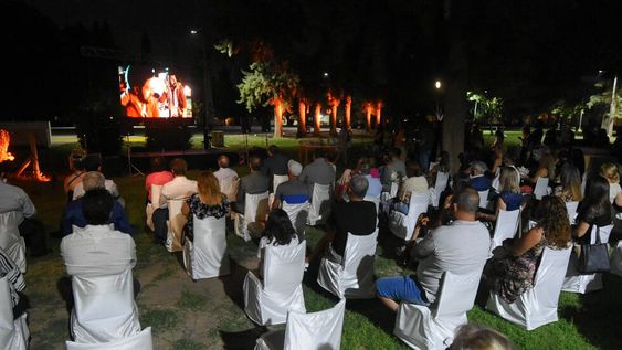 La primer Vendimia departamental, fué en el departamento de Las Heras y se realizó de forma virtual en el campo histórico EL Plumerillo. Foto: José Gutiérrez / Los Andes.