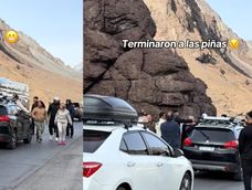 Un vehículo intentó adelantarse en el Paso a Chile y generó un clima tenso