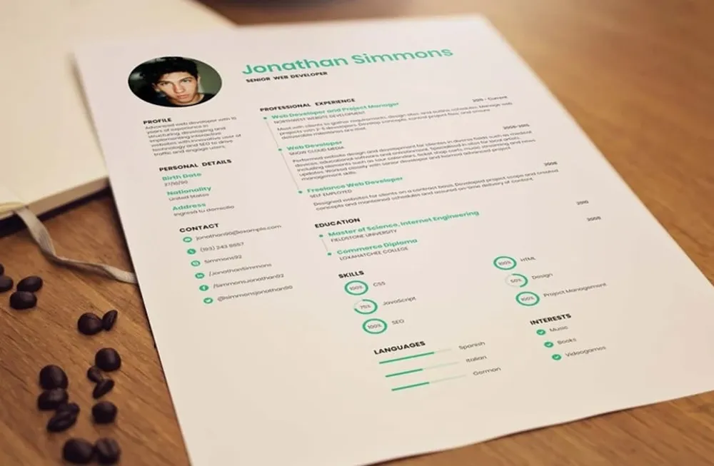 Curriculum vitae: Una plantilla simple, con información concisa, entendible y sin errores es fundamental para abordar los retos laborales de una forma estratégica.
