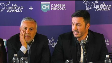 Luis Petri y Alfredo Cornejo, el candidato oficial y el candidato tácito del oficialismo mendocino.