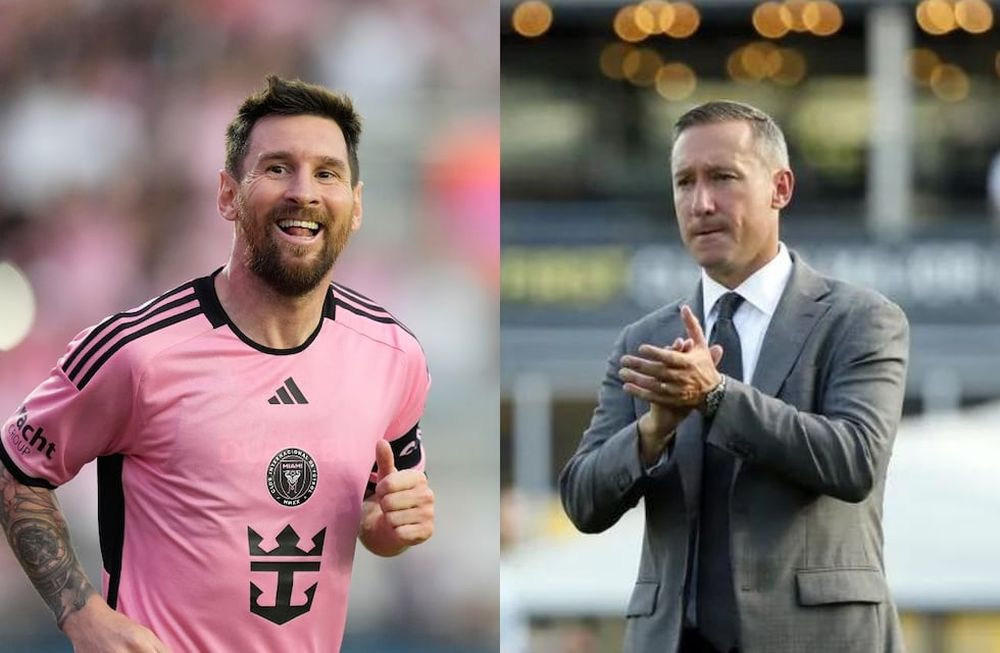 El Inter Miami se medirá ante New England por la MLS y su entrenador, Caleb Porter, habló del campeón del mundo. (AP Foto y Columbus Dispatch)