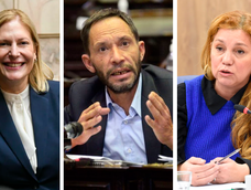 Gisela Scaglia (Provincias Unidas), Maximiliano Ferraro (Coalición Cívica) y Karina Banfi (Adelante Buenos Aires), impulsores de Ficha Limpia. Gisela Scaglia (Provincias Unidas), Maximiliano Ferraro (Coalición Cívica) y Karina Banfi (Adelante Buenos Aires), impulsores de Ficha Limpia.