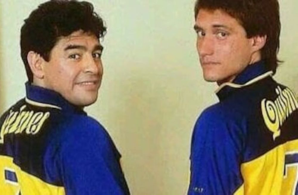 El Mellizo Guillermo y una sentida para Diego Maradona. / Gentileza.
