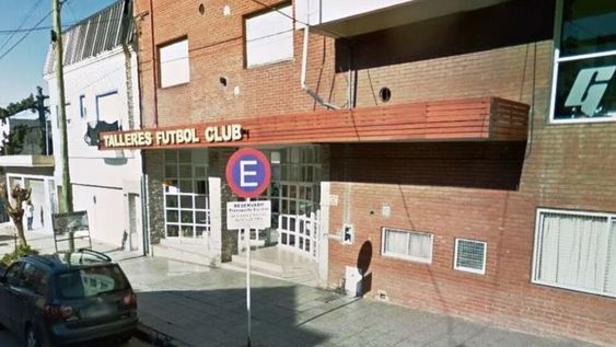 La sede del club Talleres de Mar del Plata. / Gentileza.