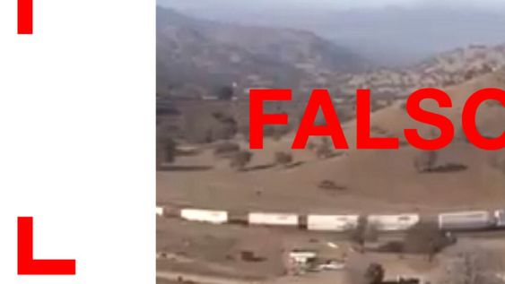 No, el viral del tren que circula por una montaña no fue filmado en Argentina sino en EEUU No, el viral del tren que circula por una montaña no fue filmado en Argentina sino en EEUU