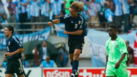 Se cumplen 18 años del último gol de Gabriel Batistuta en la Selección Argentina
