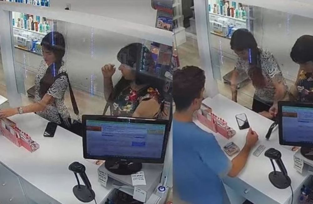 Mecheras robaban maquillaje en una farmacia de Córdoba, las descubrieron y huyeron a pura sonrisa. Captura: El Doce