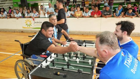 El departamento del Este recibió el Primer Encuentro Internacional de dicho deporte, disputado entre Argentina e Italia. Foto: Prensa Municipalidad de Junín