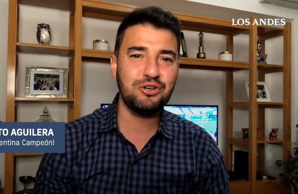 Eufórico: así vivió Tato Aguilera la Copa América de Messi y la Selección Argentina