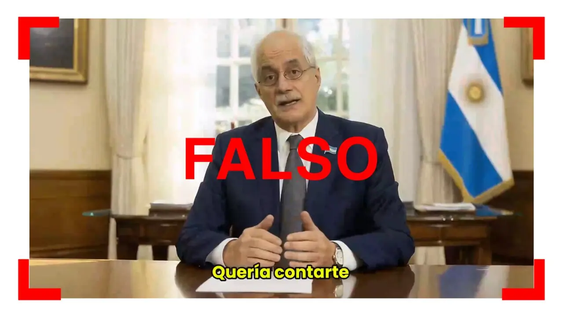 No, este video donde Jorge Taiana dice que dio de baja su candidatura a diputado no es real: está hecho con IA