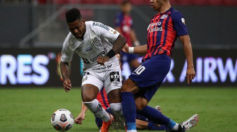 San Lorenzo empató 2-2 contra Santos y jugará la Copa Sudamericana/@Libertadores.