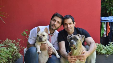 Los Andes | Luis y Andrés se casaron en marzo de 2014, viven en Buenos Aires.