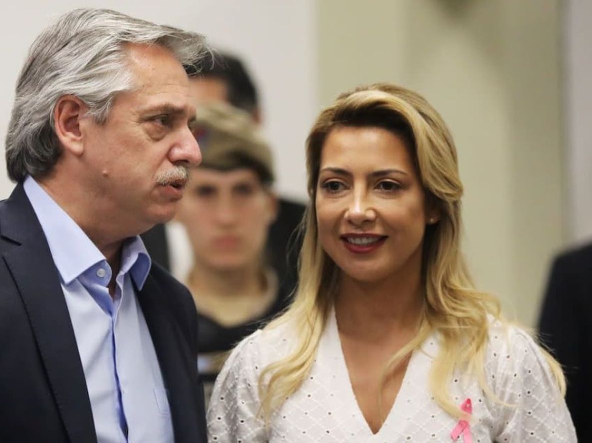 Alberto Fernández y Fabiola Yañez. (archivo)