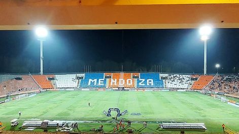 Los Andes | El piso del estadio de Malvinas Argentinas  luce fantástico. / Gentileza.
