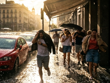 Fuerte temporal sorprendió a los italianos.&nbsp;