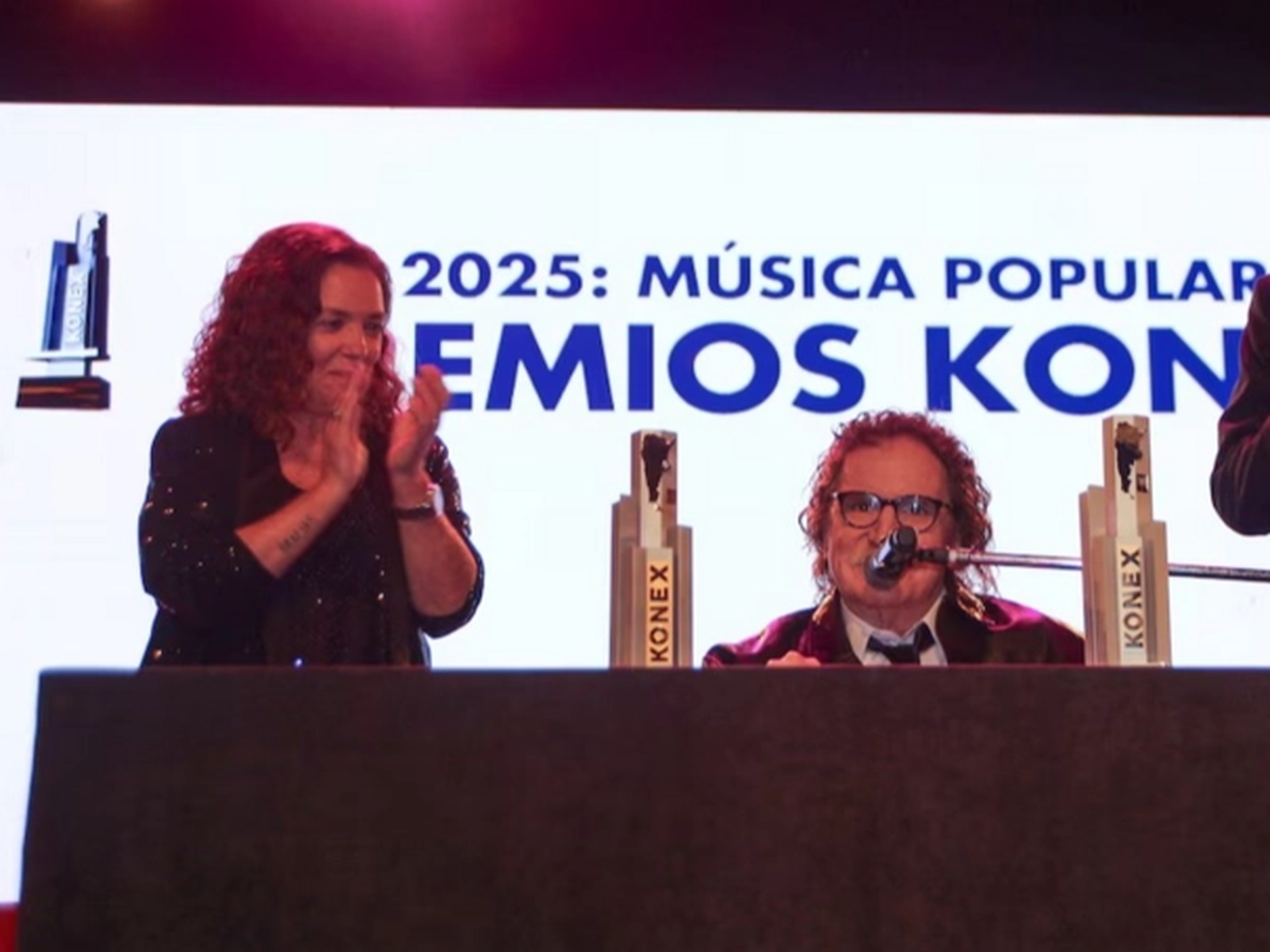 Charly García recibió el Konex de Brillante.