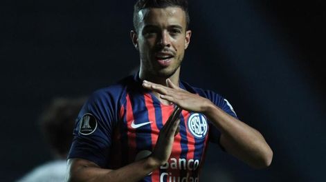 Franco Di Santo podría ponerse la camiseta de Boca Juniors. (Prensa San Lorenzo).
