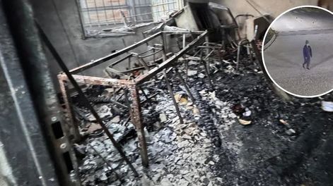Robó, destrozó un hogar de niños y lo prendió fuego: 18 niños fueron hospitalizados
