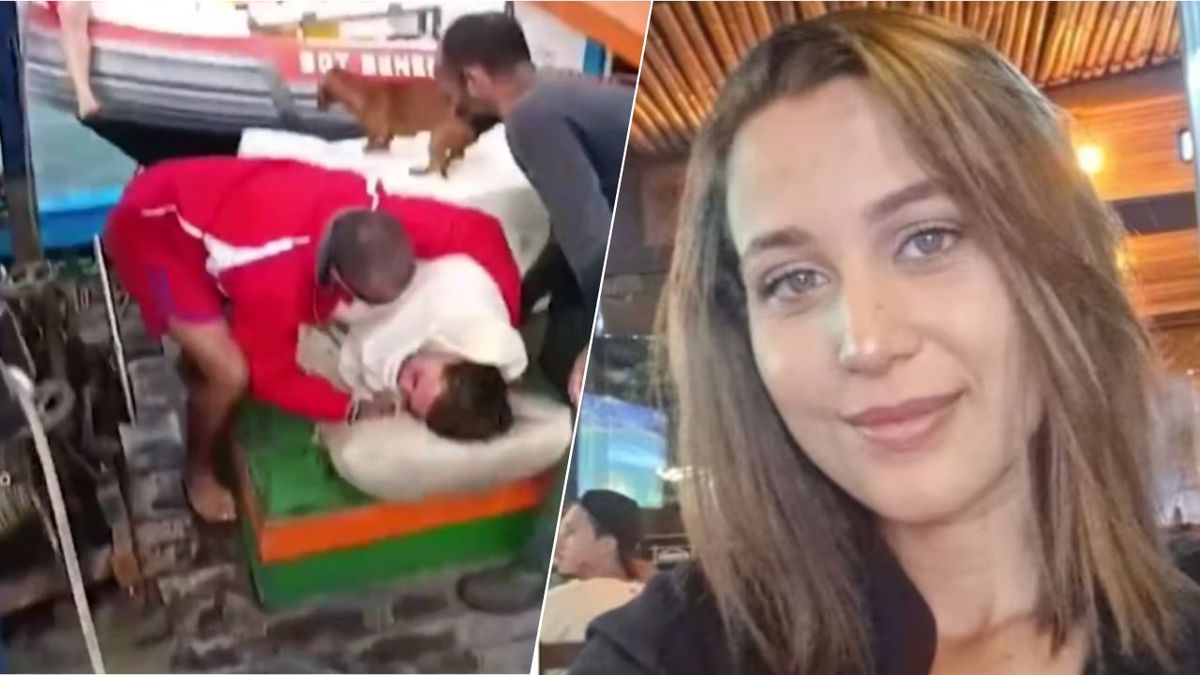 Estuvo tres días perdida en el mar y unos pescadores la encontraron viva de milagro: 