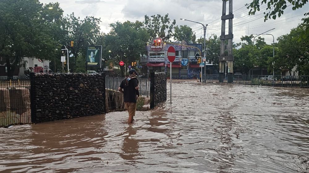 Fuertes lluvias este sábado en el Gran Mendoza
