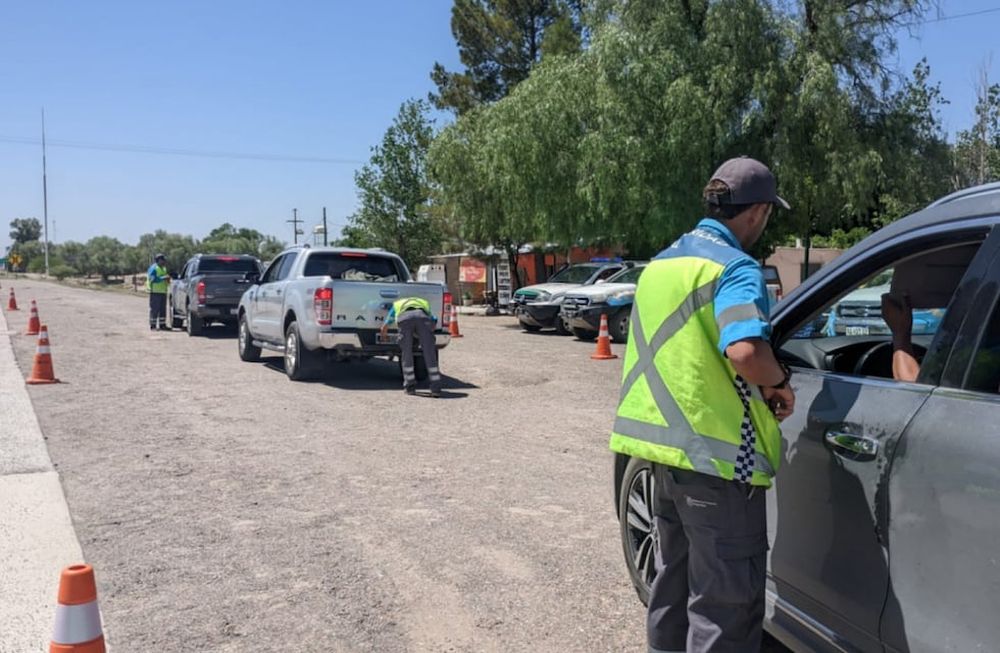 Controles de la ANSV en Desaguadero y Uspallata / Prensa Gobierno