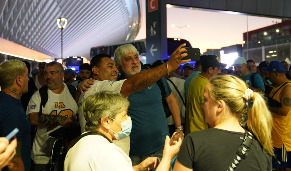 Rafael Di Zeo estuvo en Córdoba y no pudo ingresar a la cancha.&nbsp;