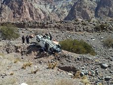 Un hombre de 74 años resultó gravemente herido tras volcar en la Ruta 7