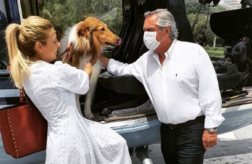 El viaje de Dylan en helicóptero generó revuelo entre los usuarios de redes sociales. / Instagram @fabiolaoficialok