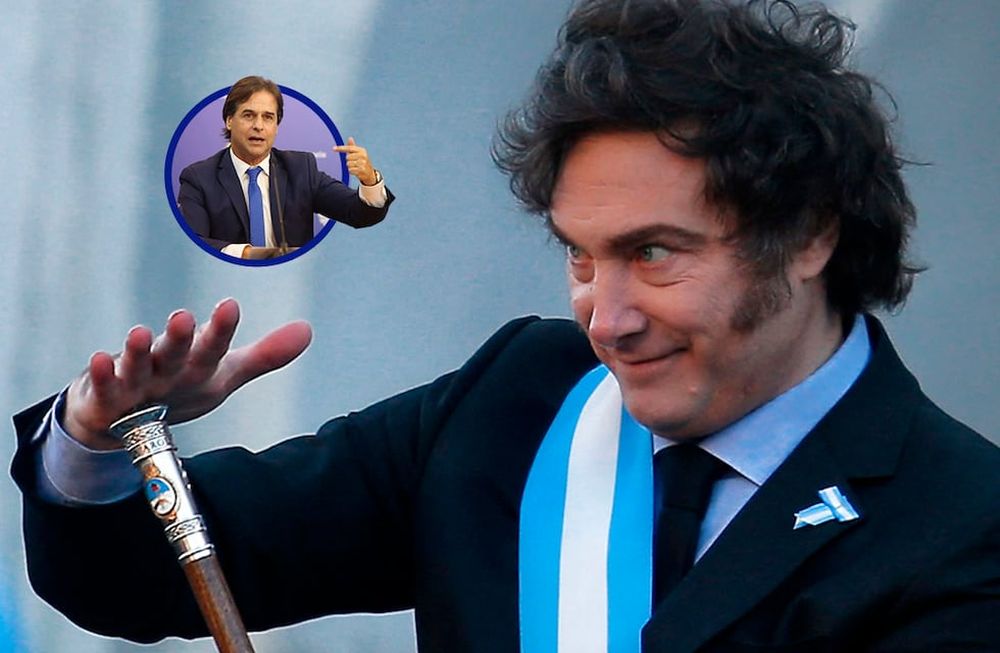 Lacalle Pou cruzó a Javier Milei por su ausencia en el Mercosur.