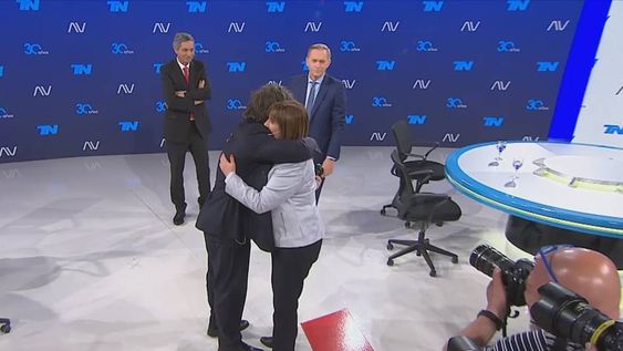 Javier Milei y Patricia Bullrich se encontraron cara a cara en la noche del miércoles