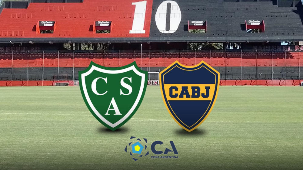 Sarmiento vs Boca por la Copa Argentina.