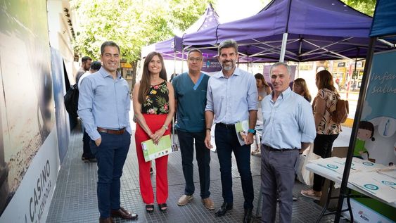 Ulpiano Suarez participó de actividades de prevención de diabetes y enfermedades cardiovasculares