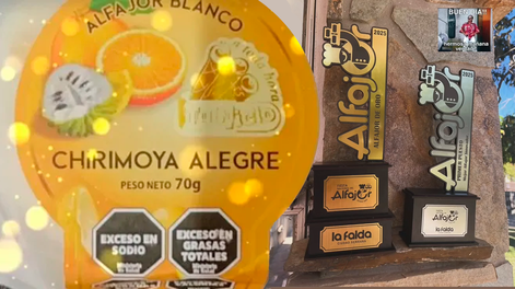 La marca Tub Vicio se alzó con el máximo galardón por su original alfajor de chirimoya alegre.