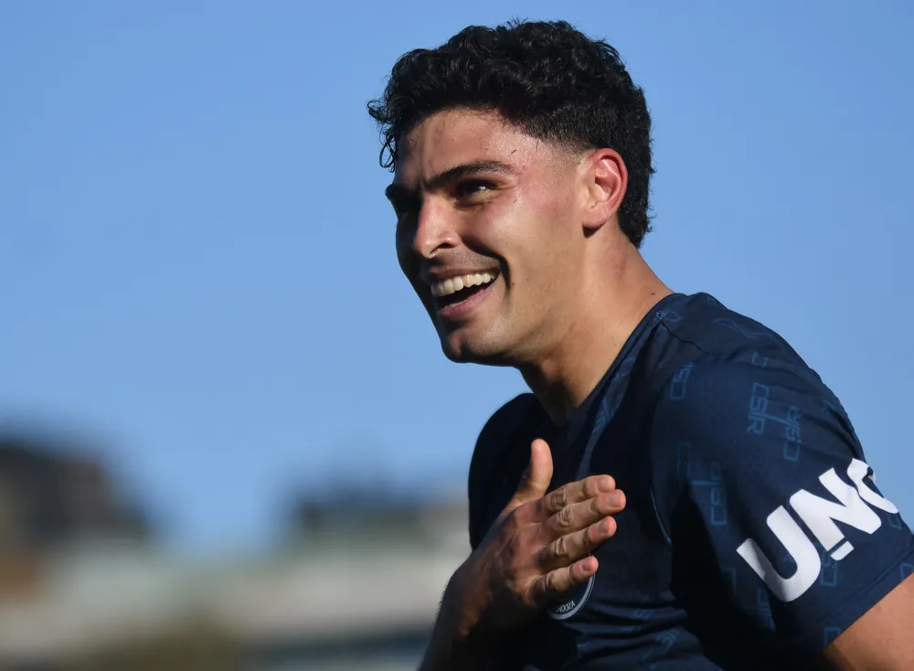 El pibe nacido en Río Gallegos, el de los goles importantes en el equipo del Parque.&nbsp;