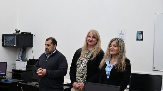 Pablo Cazabán, Carolina Debeta y Claudia Ríos. Gentileza Poder Judicial de San Luis