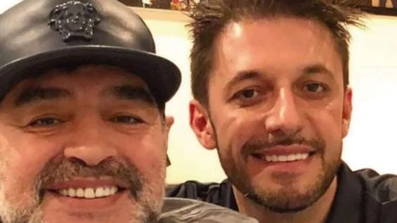 Matías Morla y Diego Maradona