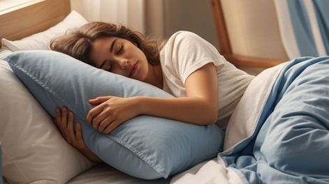 Qué significa dormir abrazado a una almohada, según la psicología