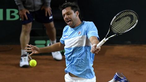 Copa Davis: Zeballos le ganó al colombiano Mejía para cerrar la serie