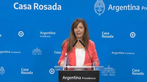 Los Andes | La portavoz presidencial ofreció una conferencia de prensa este jueves.