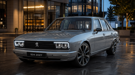 asi se vera el nuevo peugeot 504: una version 2027 del auto que marco tendencia en argentina