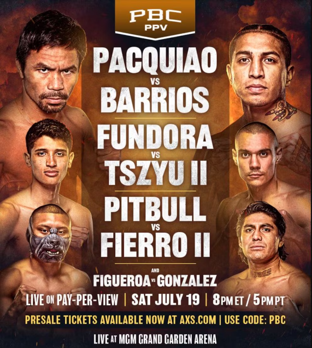 Plakat: Pacquiao - Barrios