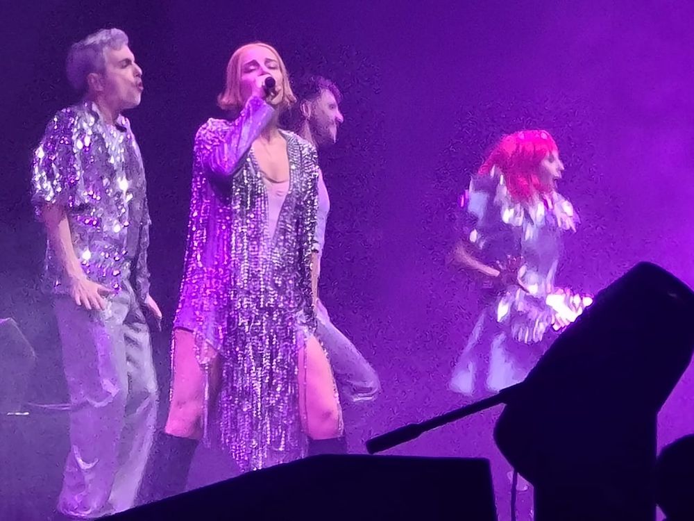 Un momento del show de Miranda! en el Arena Maipú.