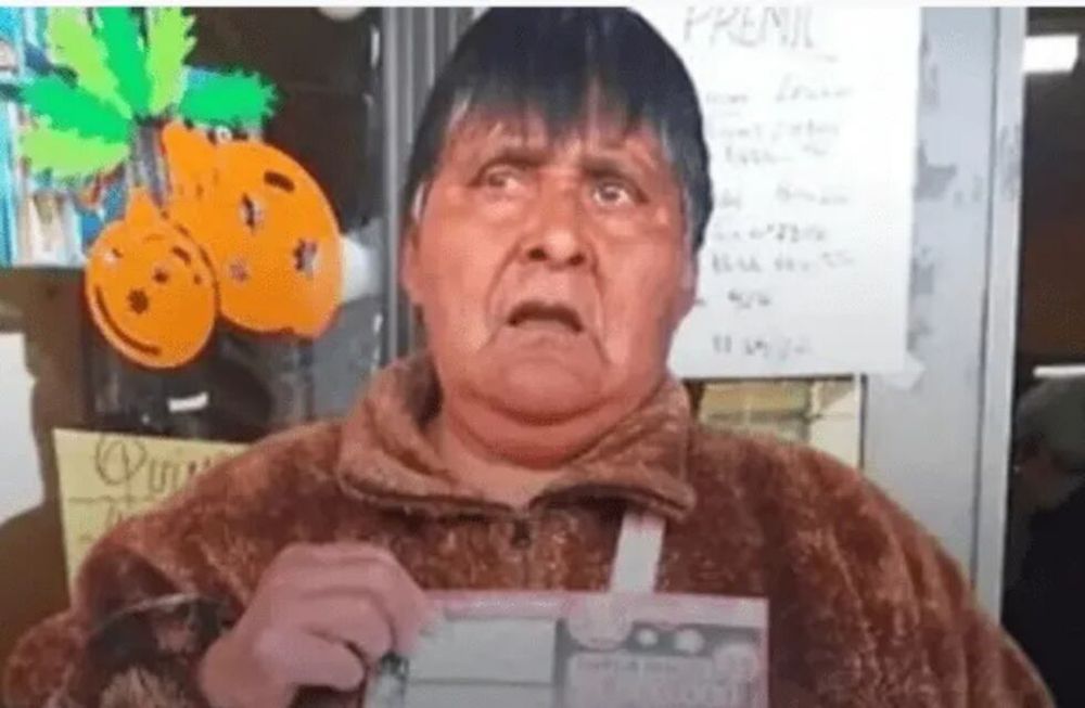 Albertina Colinecul, ganó un millón de pesos.