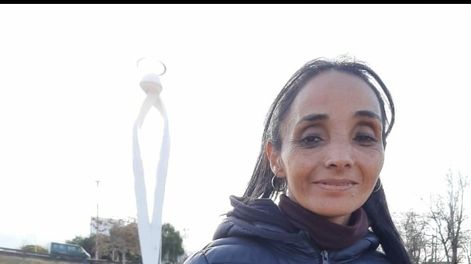 Referente de la Agrupación Mujeres al Frente, víctimas de violencia.