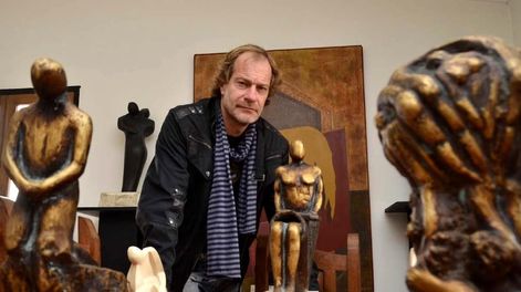 Daniel Jiménez, el padre de la Virgen de Rivadavia, el escultor más prolífico del Este